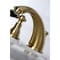 Kingston Brass KB967AKLSB Widespread Bathroom Faucet with Plastic Pop-Up, Brushed Brass KB967AKLSB - alternate 6